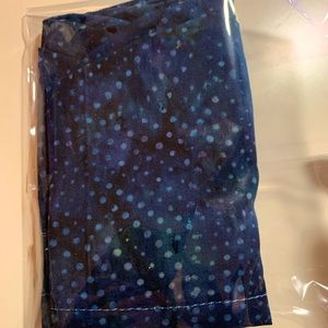 Blue Watercolor Scrub Cap